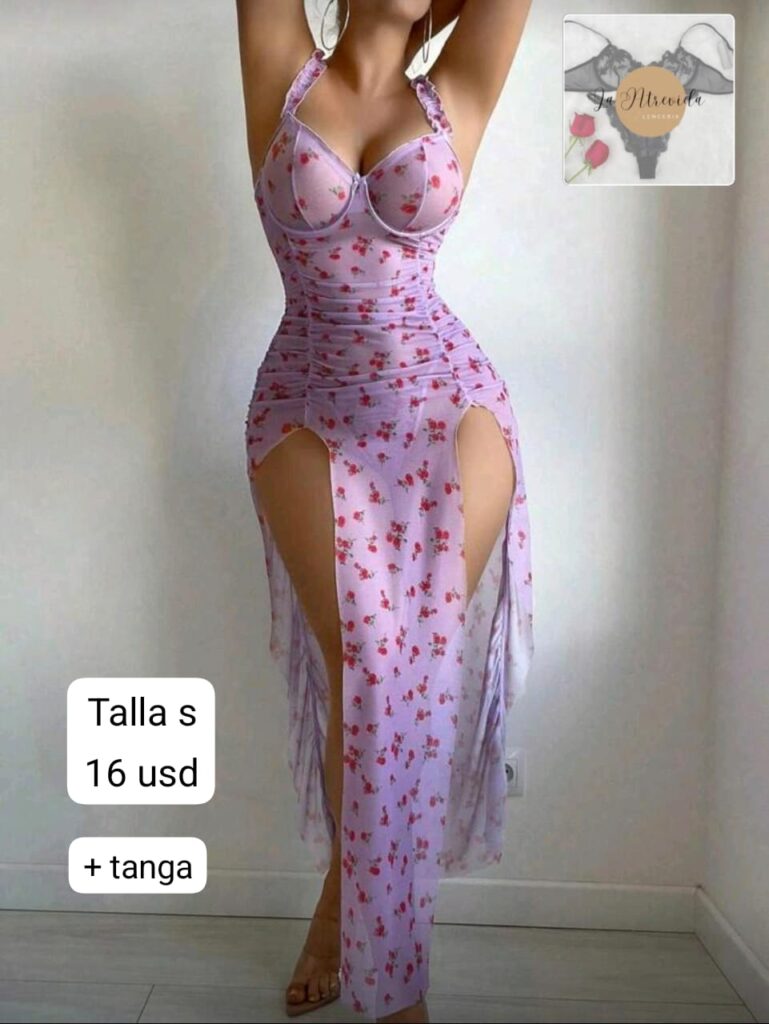 Conjunto de 2 pcs con vestido floral