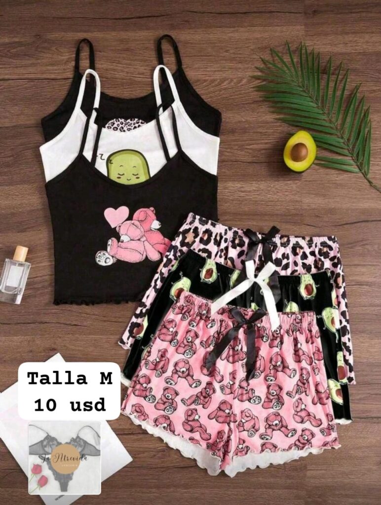 Pijama de 2 piezas estampado